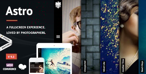 Astro - Photography WordPress Theme Logo